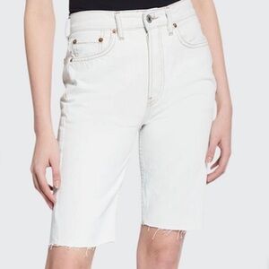 RE/DONE Women's White Shorts